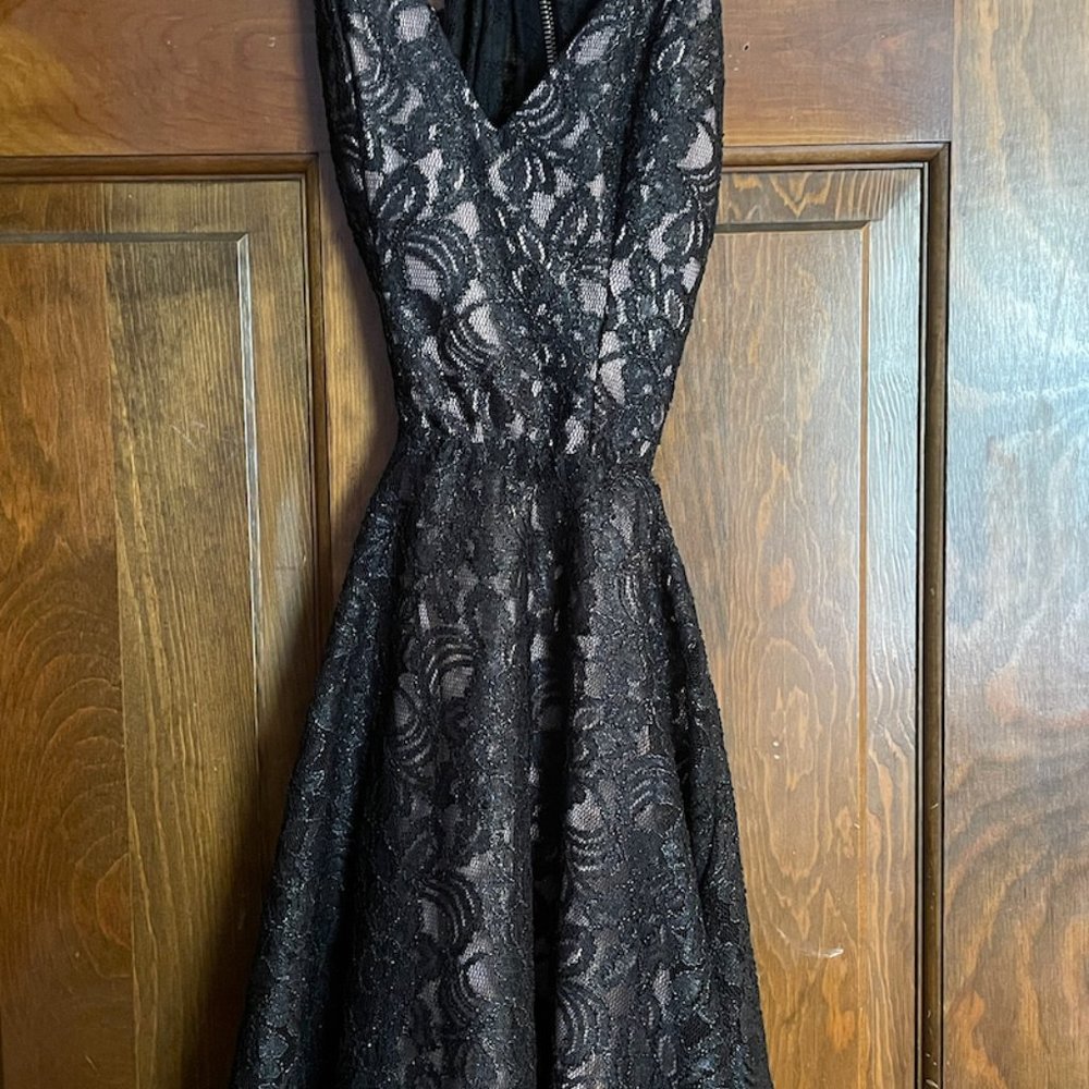 Xtraordinary Black Small patterned dress